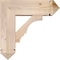 Ekena Millwork Balboa Arts and Crafts Smooth Bracket w/ Offset Brace, Douglas Fir, 7 1/2"W x 22"D x 22"H BKT0806X22X22BOA03SDF - alternate 2